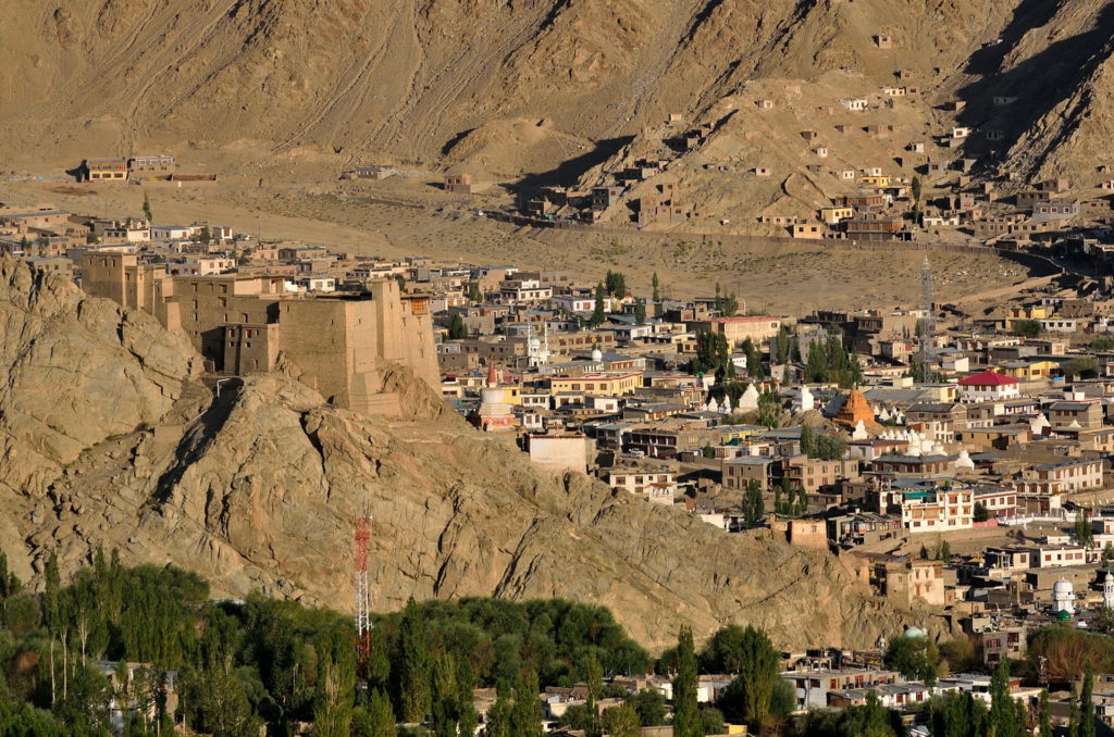 The Leh Palace provides a bird's eye view of the entire Leh city and a must-visit place of Leh.
